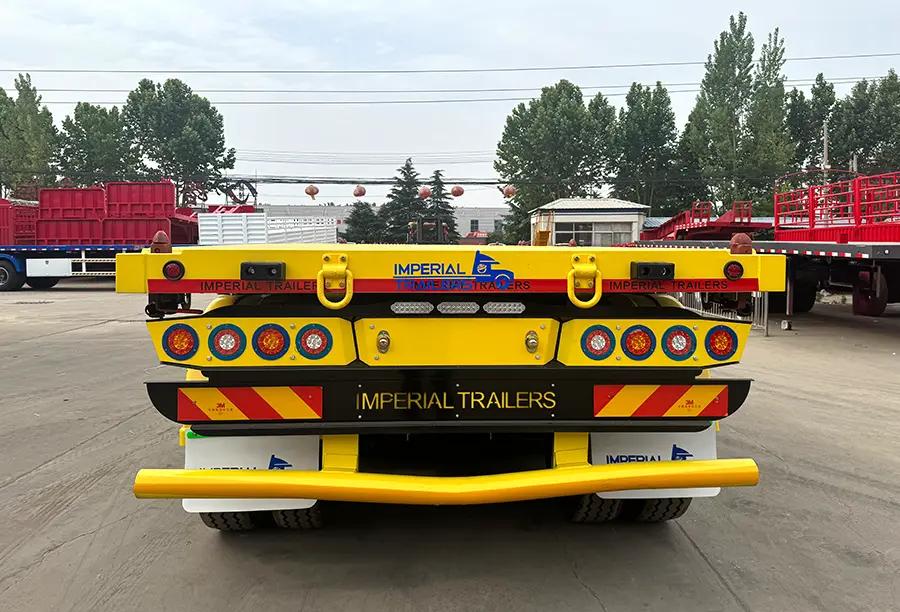 Shacman 3 Axles Flatbed Semi Trailer (6)
