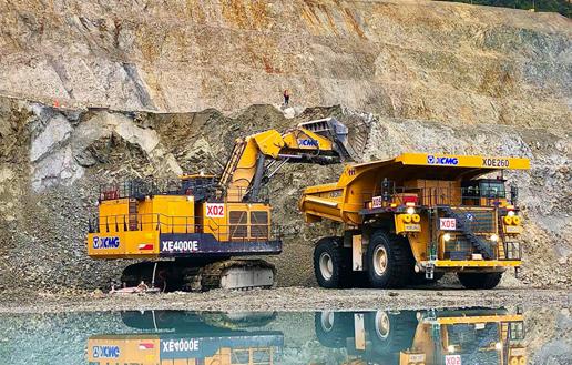 Coal mine in South America