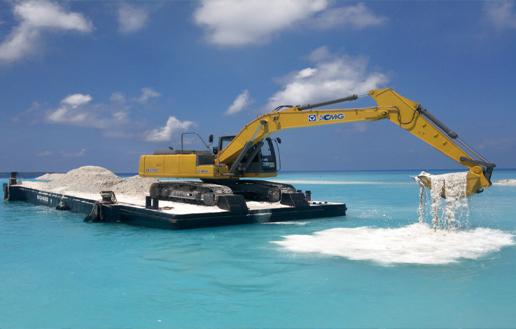 Excavators in Maldives